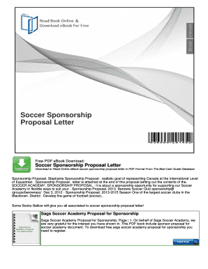 Soccer sponsorship letters examples - PDF Manuals and Guides