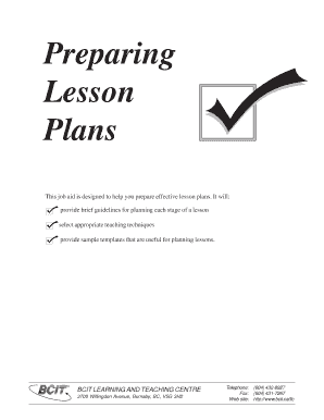 Lesson Plan Template