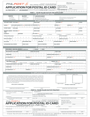Philippines Passport Application Form
