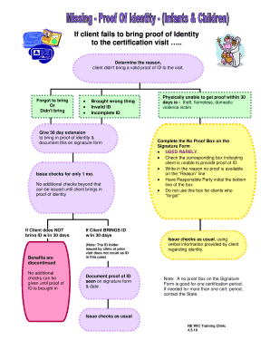 WIC Identity Verification Form