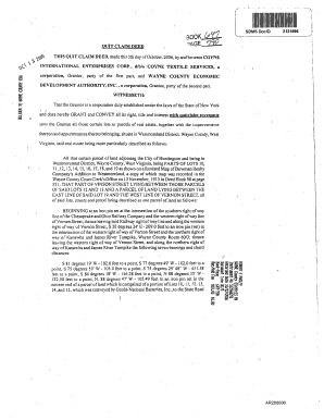Fillable Online Fillable QUIT CLAIM DEED Fax Email Print - pdfFiller