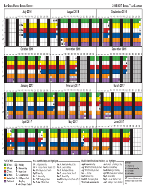 Egusd Calendar - Fill Online, Printable, Fillable, Blank | pdfFiller