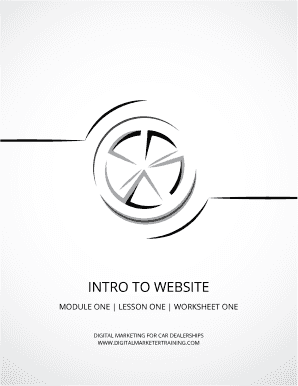 Car Dealership Website Audit Worksheet