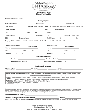 Patient Registration Form