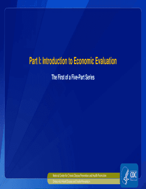 Fillable Online Part 1: Introduction to Economic Evaluation Fax Email ...