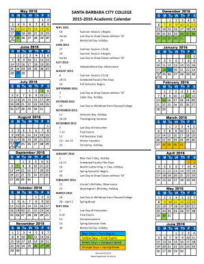 Ucsb Academic Calendar 2022 Santa Barbara City College Academic Calendar - Fill Online, Printable,  Fillable, Blank | Pdffiller