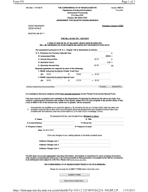 Fillable Online Form 51 Template - Mass.Gov Fax Email Print - pdfFiller
