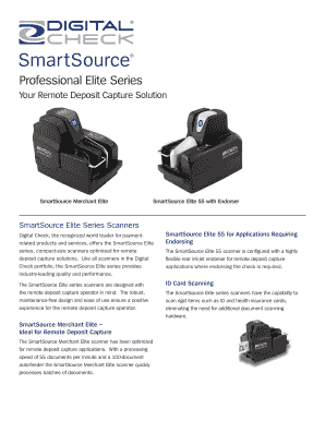 Fillable Online SmartSource ELITE Series - Digital Check Fax Email Print - pdfFiller