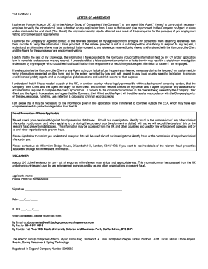 Employment Background Check Authorization Letter