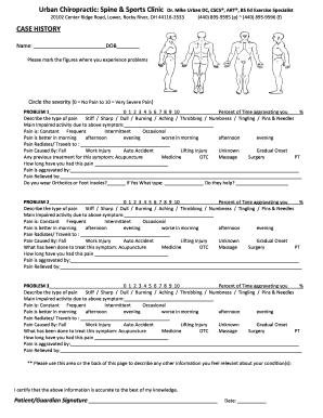 Patient Health History Form
