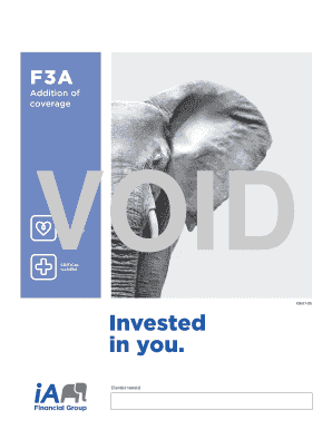 F3A Life Insurance Application