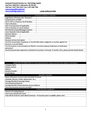 Business Loan Application Checklist