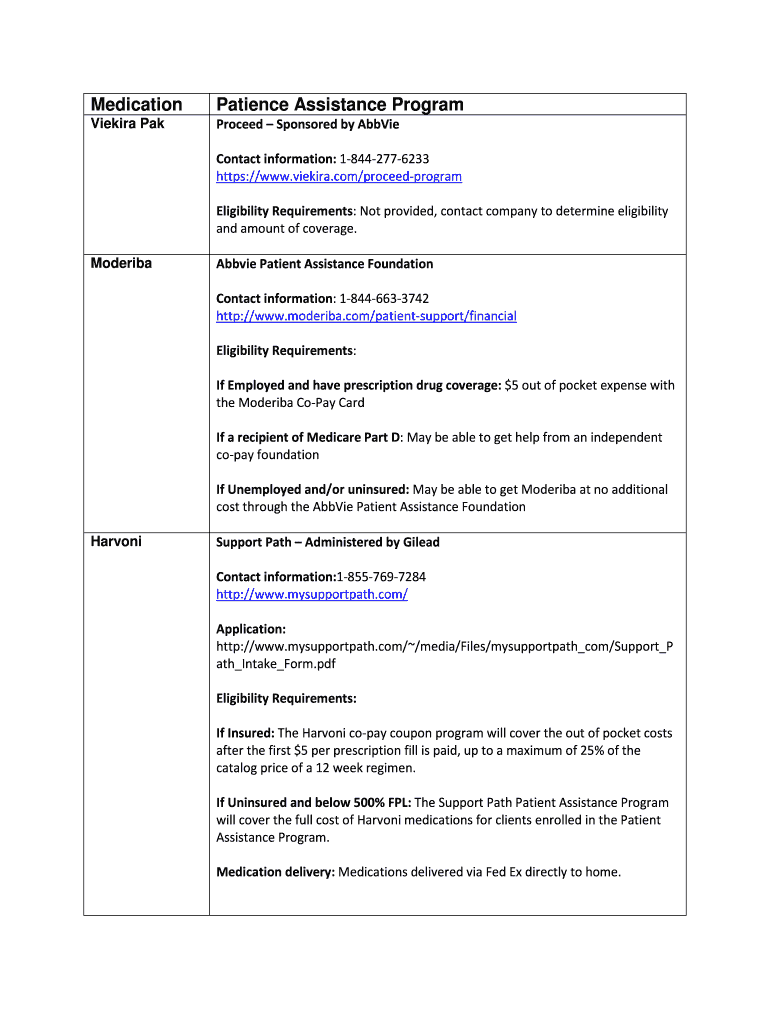Fillable Online Patient Assistance Program Fax Email Print - pdfFiller