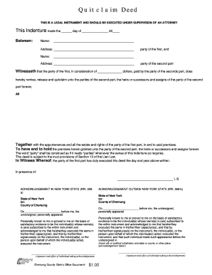 Quitclaim Deed