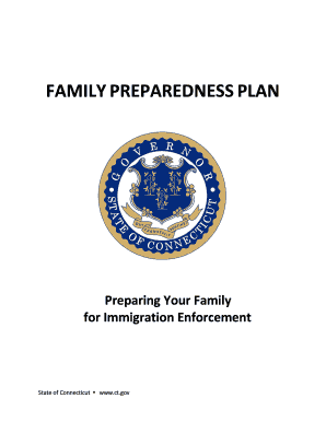 Family Preparedness Plan for Immigration Enforcement