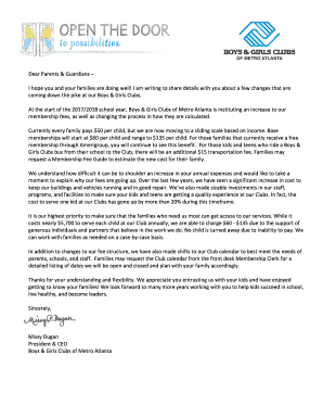 Boys & Girls Clubs of Metro Atlanta Membership Application