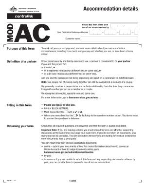 Accommodation Details Form