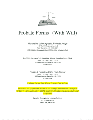 New Mexico Probate Forms