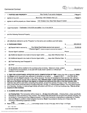 Florida Commercial Contract