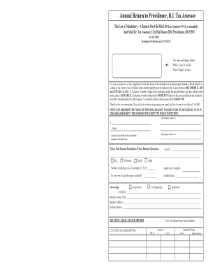 Rhode Island Leasehold Improvements Annual Return