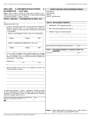 Declaração Juramentada de Substituição