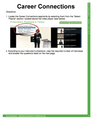 Career Connections Study Guide