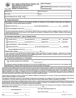 Payroll Reduction Authorization for 403(b) Annuity