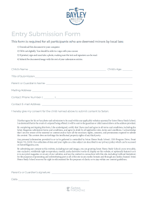 Seton Magazine Submission Form