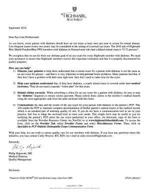 Diabetic Retinal Exam Communication Form