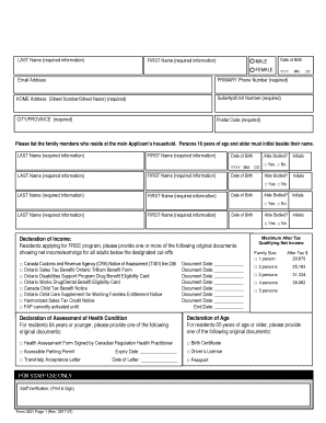 Driveway Windrow Snow Clearing Program Application