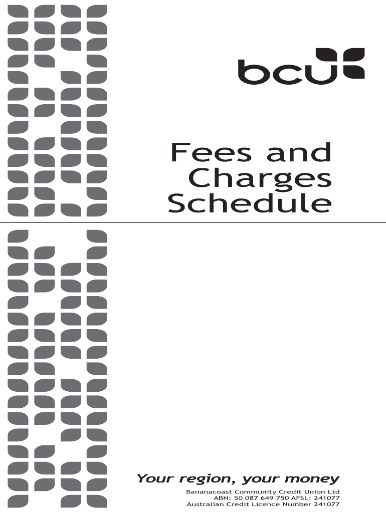 Fillable Online Bananacoast Community Credit Union Ltd 1 Fax Email