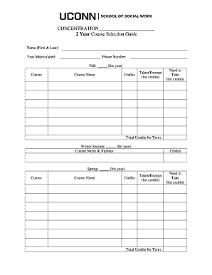 2 Year Course Selection Guide