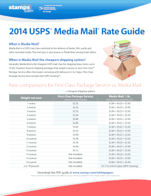 Fillable Online What is Media Mail Fax Email Print - pdfFiller