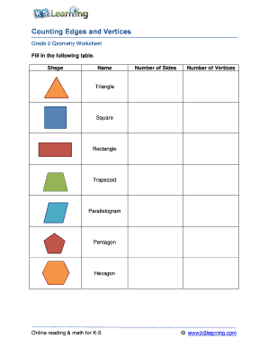 Grade 2 Geometry Worksheet