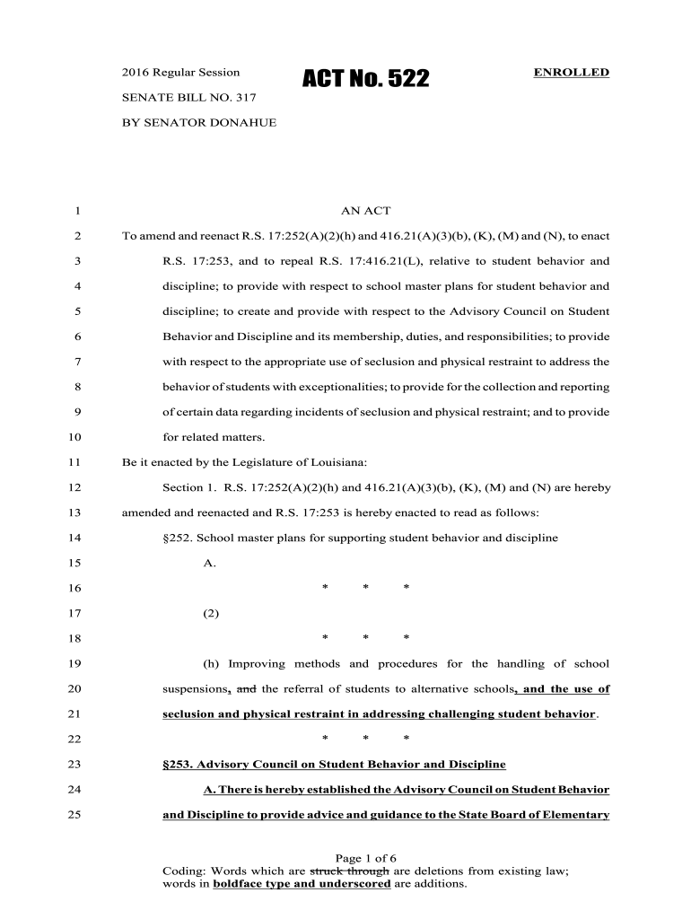 louisiana act 317 Preview on Page 1
