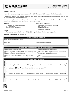 Forethought Life Insurance Annuity Application