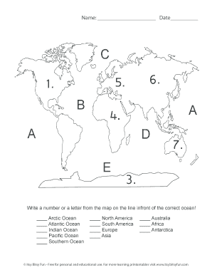 Geography Worksheet