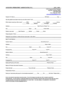 Patient Registration Form
