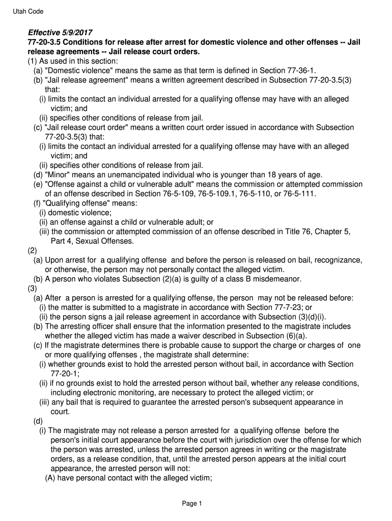 utah offenses jail Preview on Page 1