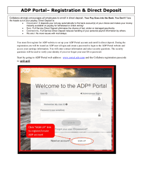 Onlineadpportal