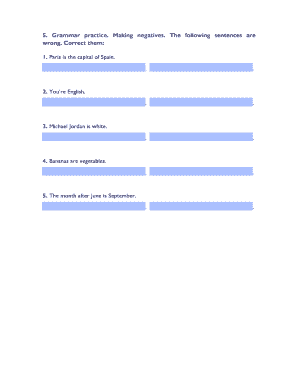 Grammar Practice Worksheet