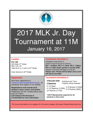 2017 CIS MLK Jr. Day Tournament at PS 11M.doc