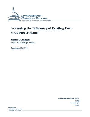 Increasing the Efficiency of Existing CoalFired Power Plants