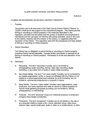 CLARK COUNTY SCHOOL DISTRICT REGULATION