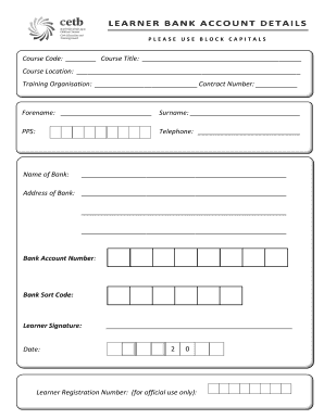 Learner Registration Form