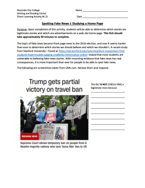 Spotting Fake News Activity