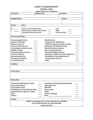 ASSIST Referral Form