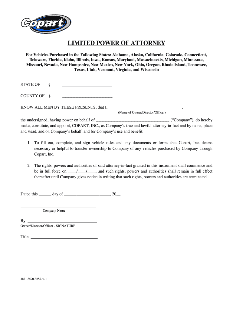 For Vehicles Purchased in the Following States: Alabama, Alaska, California, Colorado, Connecticut, Preview on Page 1