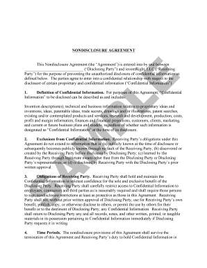 Nondisclosure Agreement