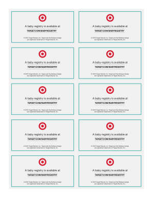 Printable target baby registry - Edit, Fill Out & Download ...